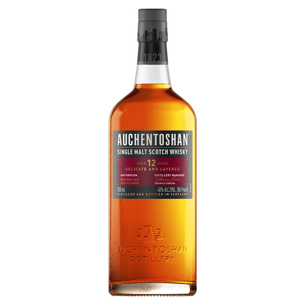Auchentoshan 12 Year Old SIngle Malt Whisky 750ml