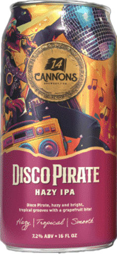 14 Cannons Disco Pirate Hazy IPA 16oz can-0