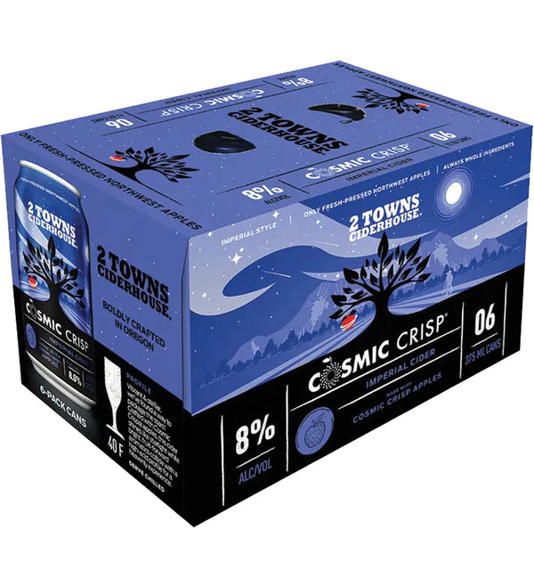 2 Towns Cosmic Crisp 6pk Cans
