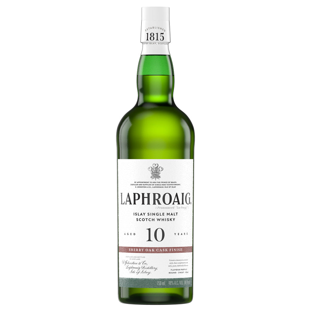 Laphroaig 10 Year Old Sherry Oak Single Malt Whisky 750ml-0