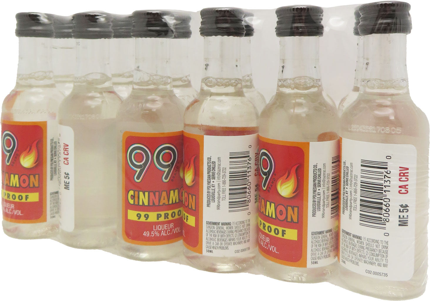 99 Cinnamon Schnapps 50ml 12pk-0