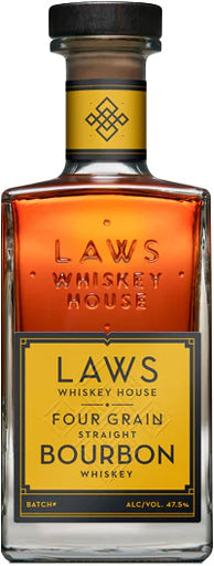 A.D. Laws Four Grain Straight Bourbon Whiskey 750ml-0