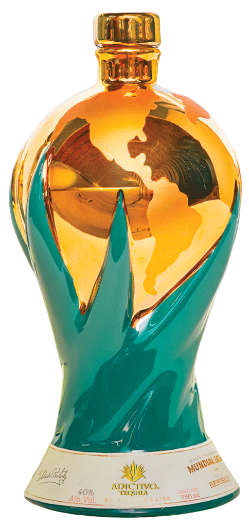 Armando Display Bottle ※非売品 Adictivo Tequila Doble Reposado 2026 Soccer Edition 750ml