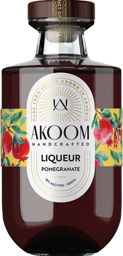 Akoustika アクスティカ IV Pomexgranate. Akoom Pomegranate Liqueur 500ml – Mission Liquor
