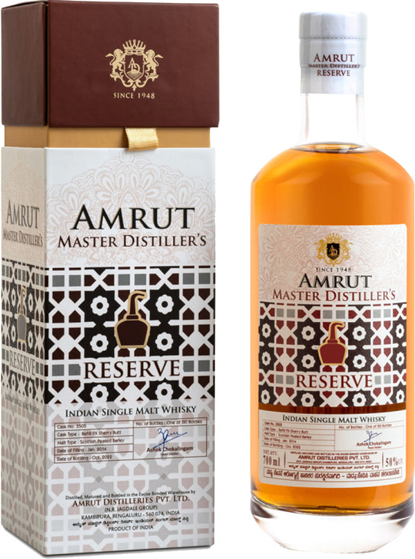 Amrut Master Distiller's Reserve Indian Single Malt Whisky 700ml