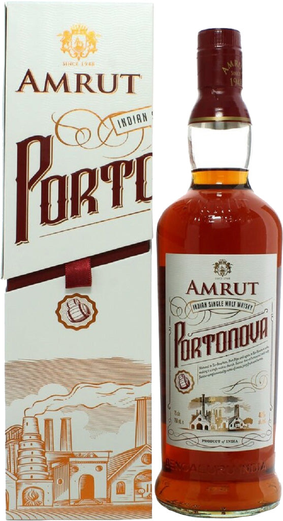 Amrut Single Malt Portonova Oak Barrels 96PF 750ml