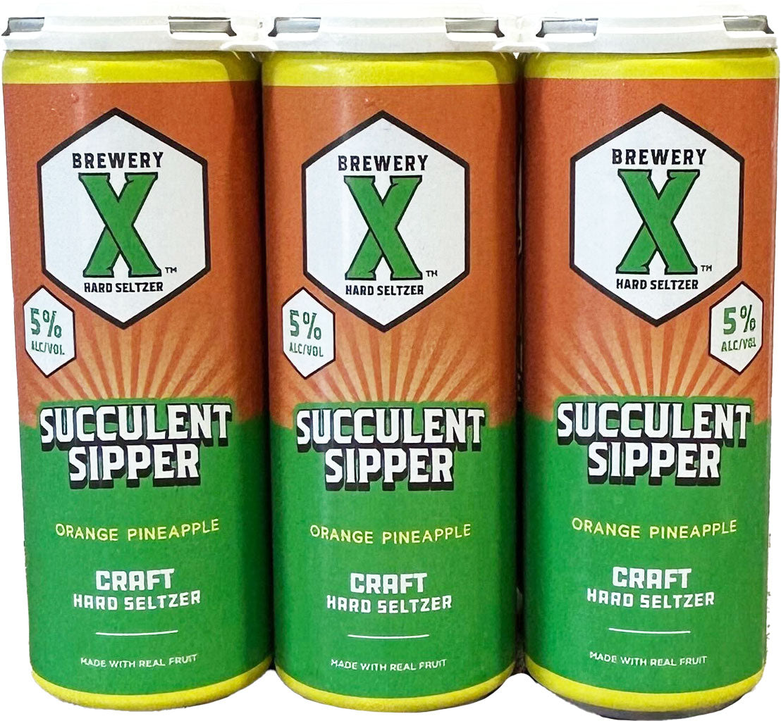 Brewery X Succulent Sipper Seltzer 6pk Can – Mission Liquor