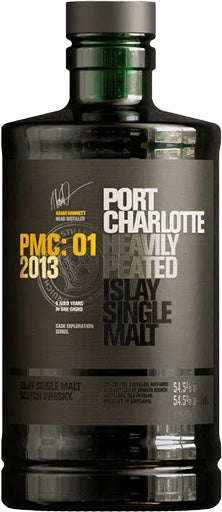 Bruichladdich Port Charlotte PMC: 01 Heavily Peated Single Malt Whisky 2013 750ml (LIMIT 1)