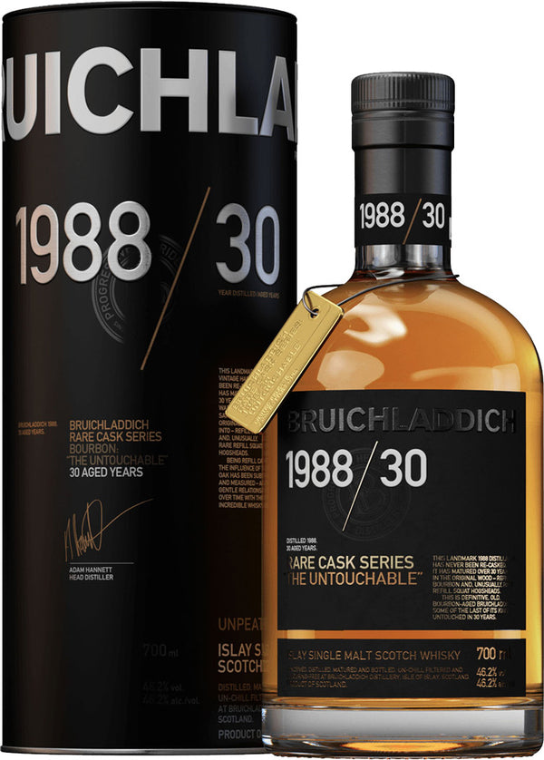 Bruichladdich The Untouchable Rare Cask Series 1988/30 Year Old 750ml