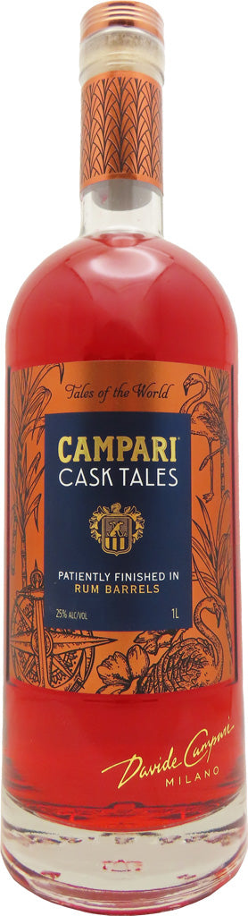 【未開封・未開栓】カンパリ　カスクテイル　campari cask tales Campari Cask Tales Rum Barrel Finish Liqueur 1L – Mission Liquor