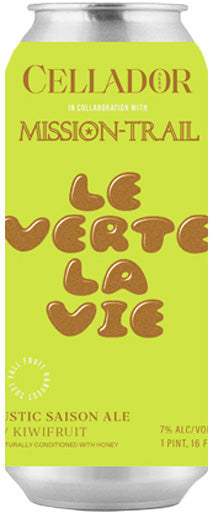 Cellador Le Verte La Vie Kiwi Fruit Wild Ale 16oz Can