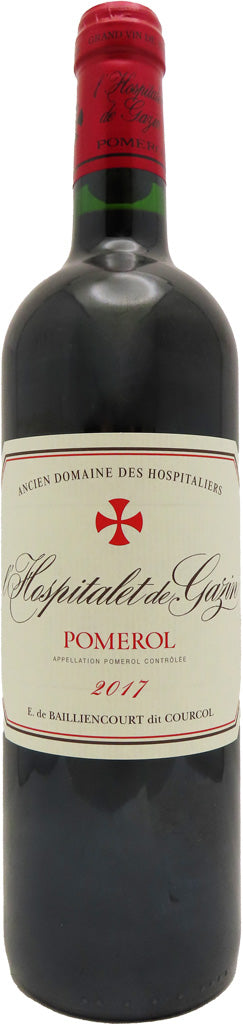 Chateau Gazin L'Hospitalet de Gazin Pomerol 2017 750ml