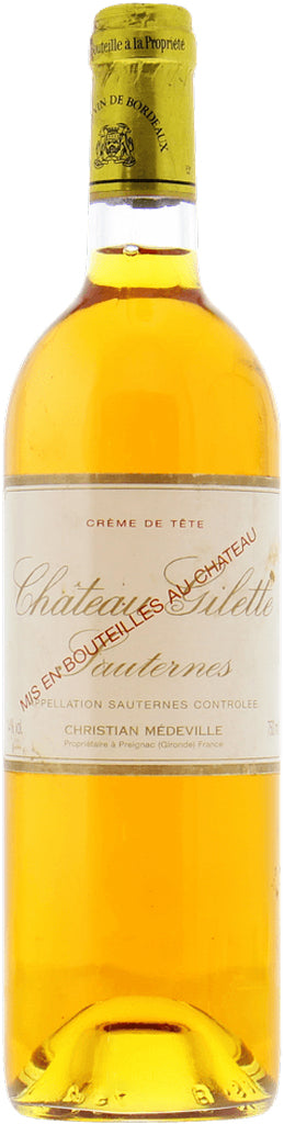 Chateau Gilette Sauternes Creme de Tete 1999 750ml