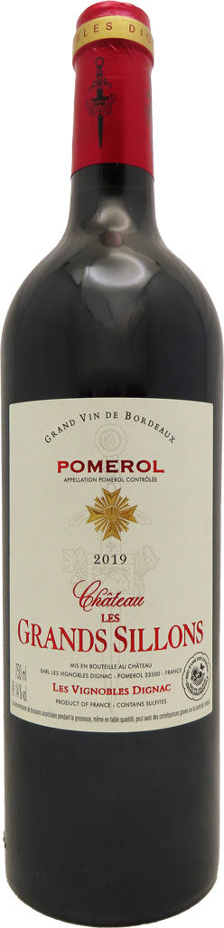 Chateau Les Grands Sillons Pomerol 2019 750ml-0