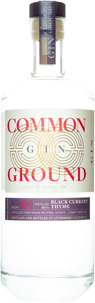 Common Ground Recipe 02 Black Currant Thyme Gin 750ml