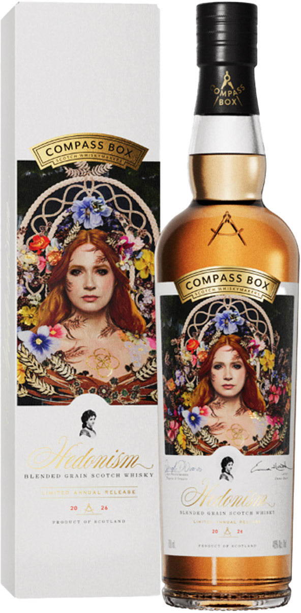 Compass Box Hedonism Blended Grain Scotch Whisky 2026 Edition
