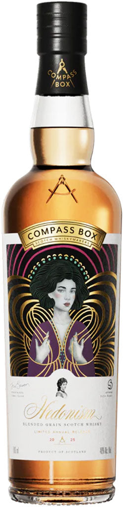Compass Box Hedonism Blended Grain Scotch Whisky 2025 Edition