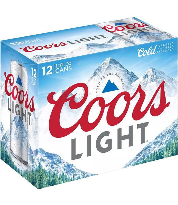 Coors Light 12pk Cans