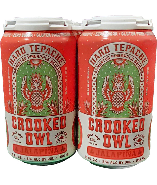 Crooked Owl Jalapina Hard Tepache 6pk Cans