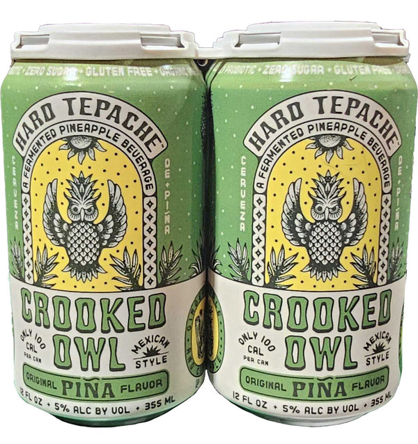 Crooked Owl Pina Hard Tepache 6pk Cans