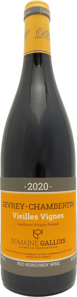 Domaine Gallois Gevrey-Chambertin Vieilles Vignes 2020 750ml-0