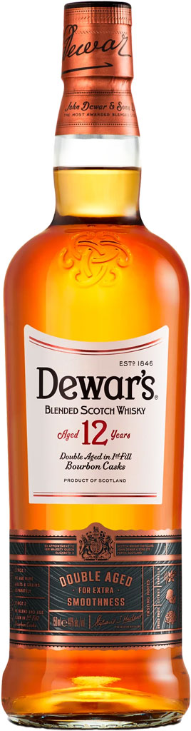 Dewar's 12 Year Old Blended Scotch Whisky 750ml – Mission Wine