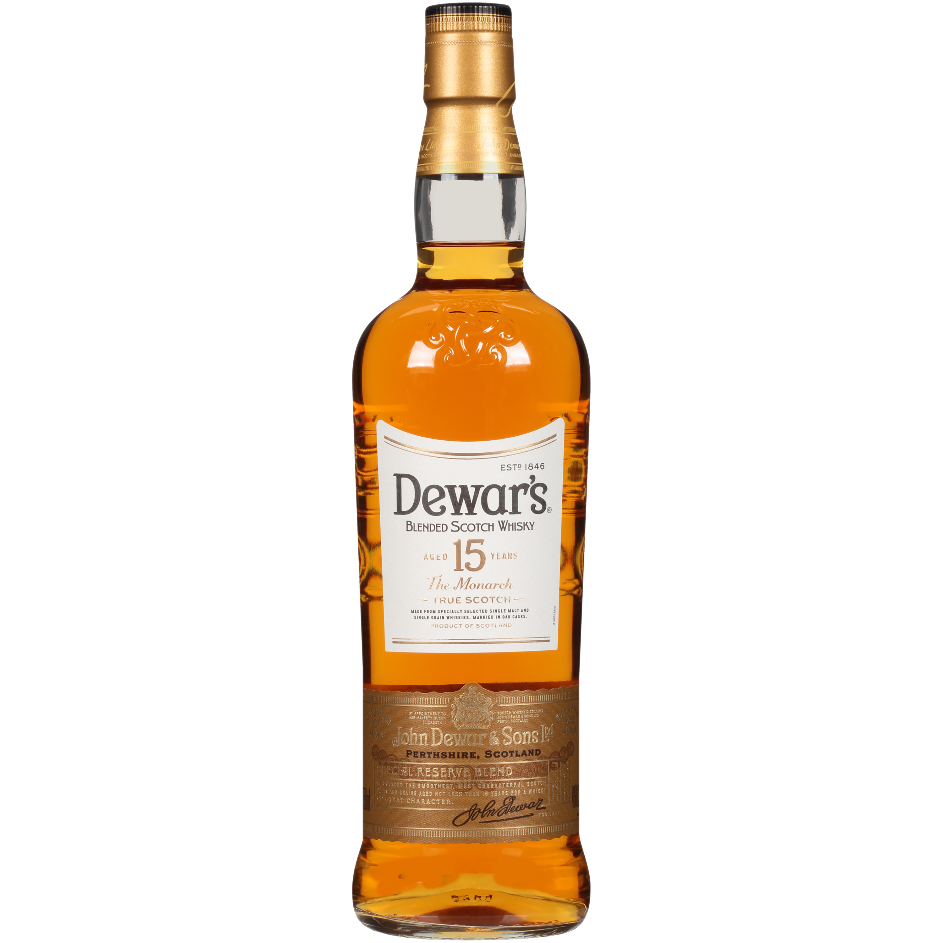 ウイスキー  15 Years Old Whisky 750ml Dewar's 15 Year Old Blended Scotch Whisky 750ml – Mission
