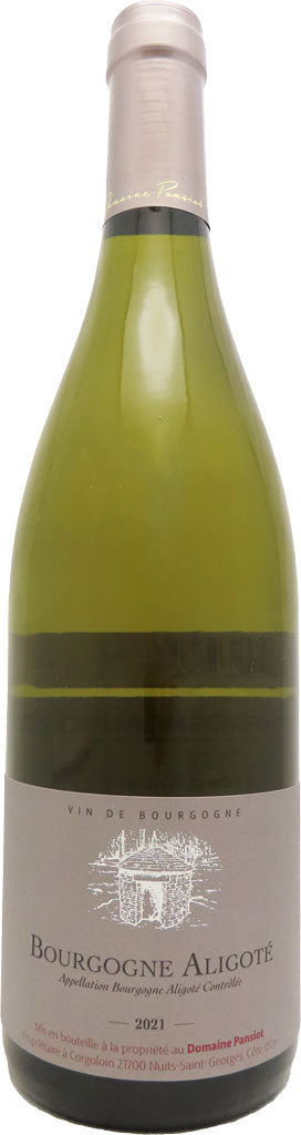 Domaine Pansiot Bourgogne Aligote 2021 750ml – Mission Wine & Spirits
