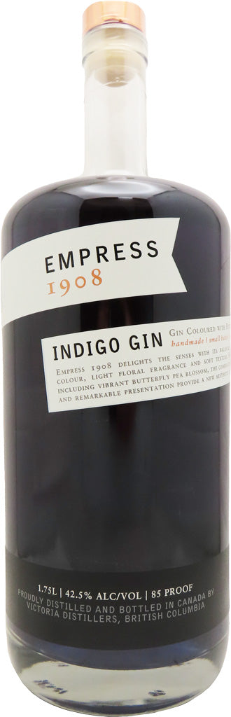 Empress 1908 Original Indigo Gin 1.75L Mission Liquor Empress 1908 Original Indigo Gin 1.75L Mission Liquor