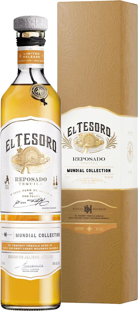 El Tesoro Tequila Reposado Mundial Collection Basil Hayden Edition