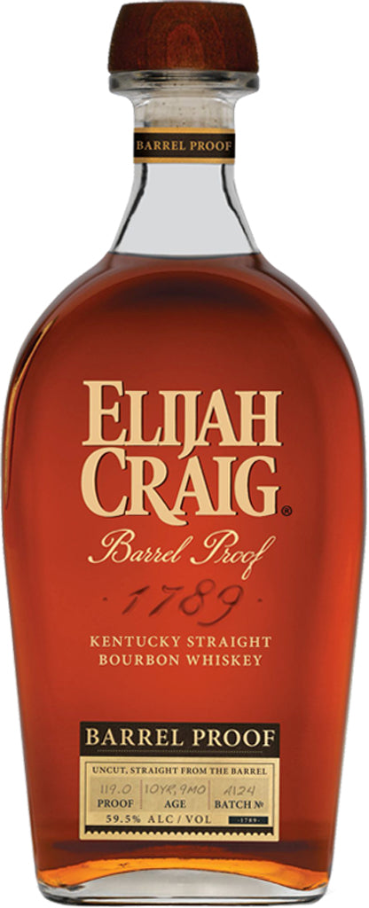 Elijah Craig Batch A124 Barrel Proof 10.9 Year Old Kentucky