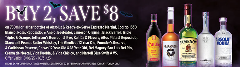 Banner for Pernod Halloween Promotion