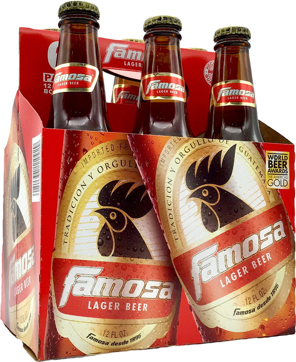 Famosa Lager 12oz 6pk Bottles
