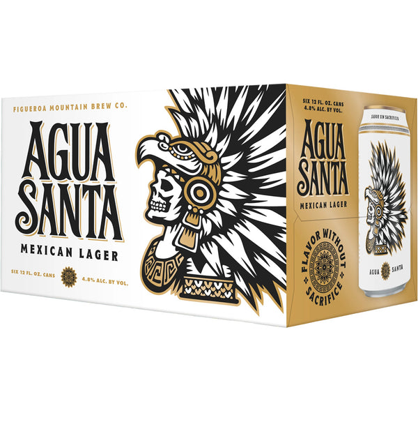 Figueroa Mountain Brewing Agua Santa Mexican Lager 6pk Cans