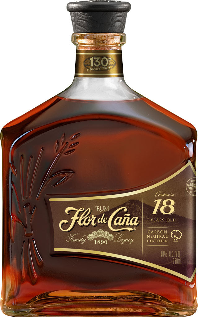 Flor De Cana Rum 18 Year Old 80 Proof 750ml – Mission Liquor