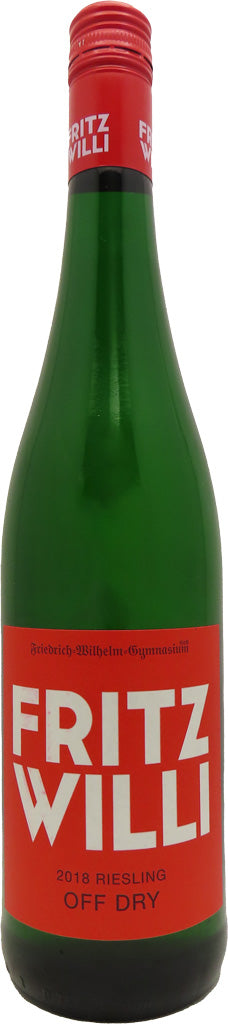 Fritz Willi Riesling Off Dry Mosel 2018 750ml