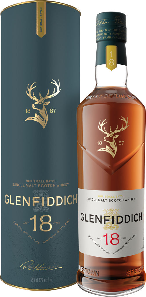 Glenfiddich 18 Year Old Single Malt Whisky 750ml – Mission Liquor