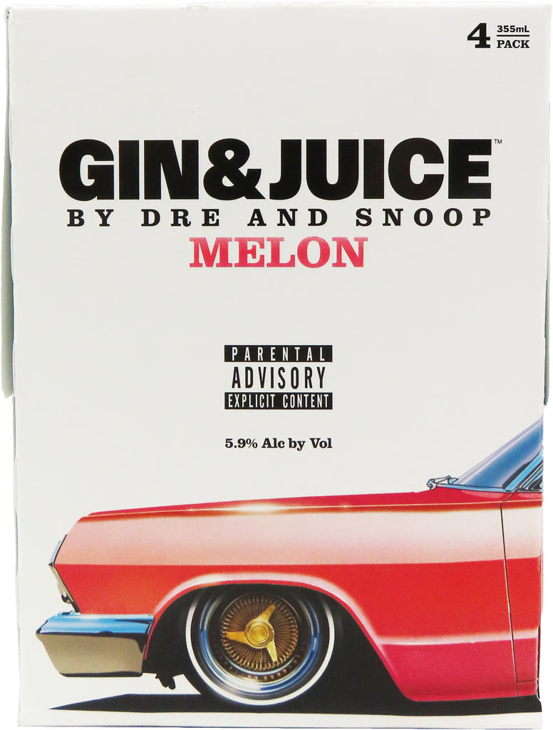 Gin & Juice Melon Cockatil by Dre and Snoop 4pk Cans Mission Wine