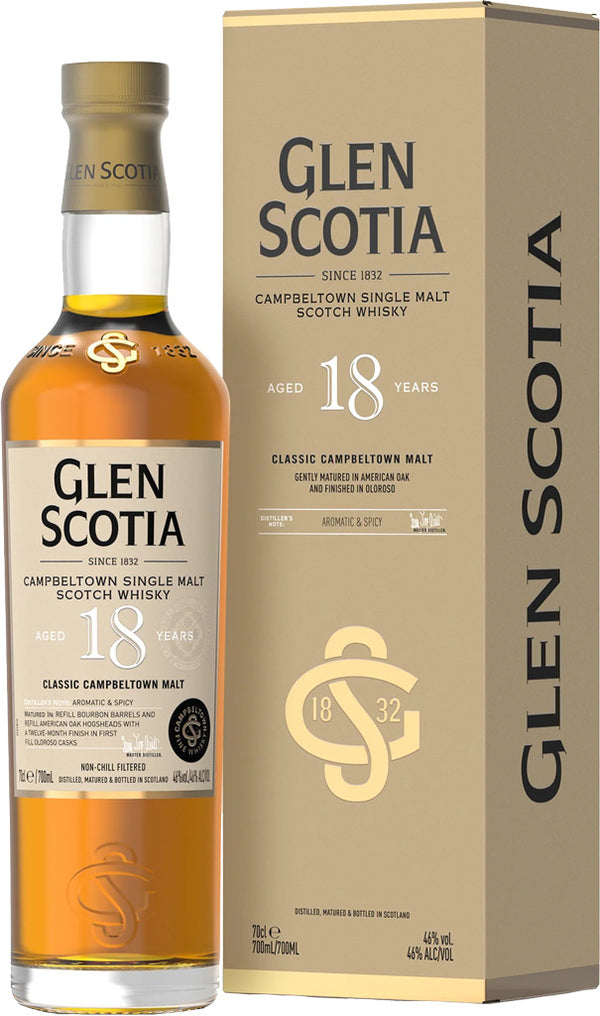 Glen Scotia Single Malt 18 Year Old 700ml
