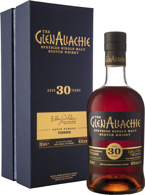 Glenallachie Billy Walker 30 Year Old Batch No.3 Single Malt Whisky 700ml