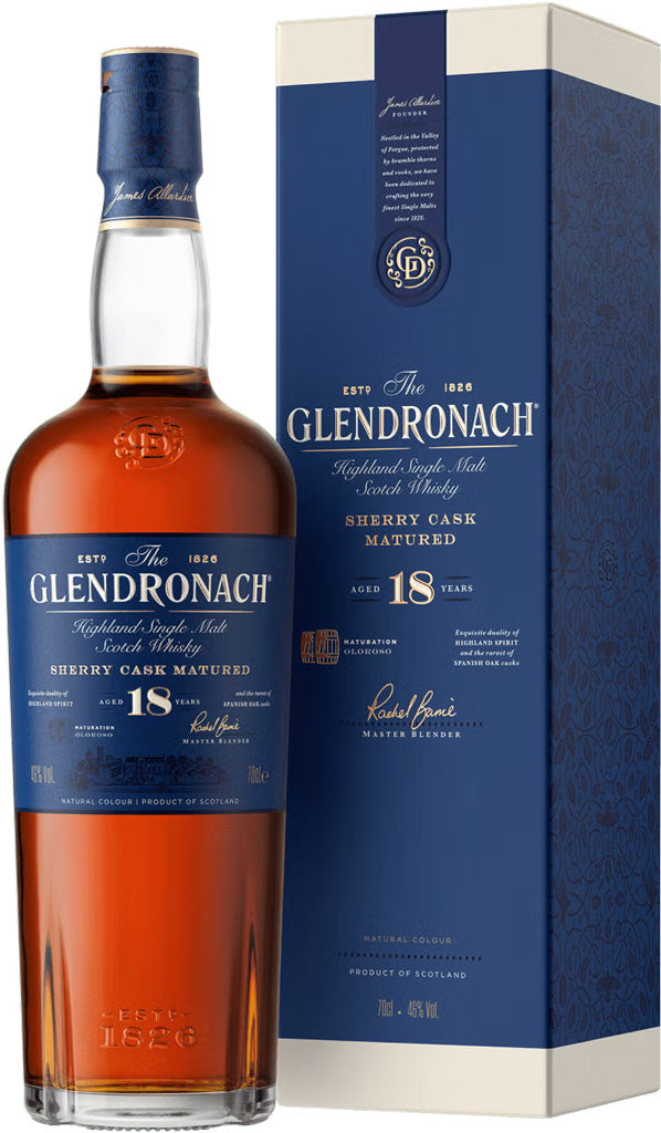 Glendronach 18 Year Old Single Malt Whisky 700ml – Mission Wine