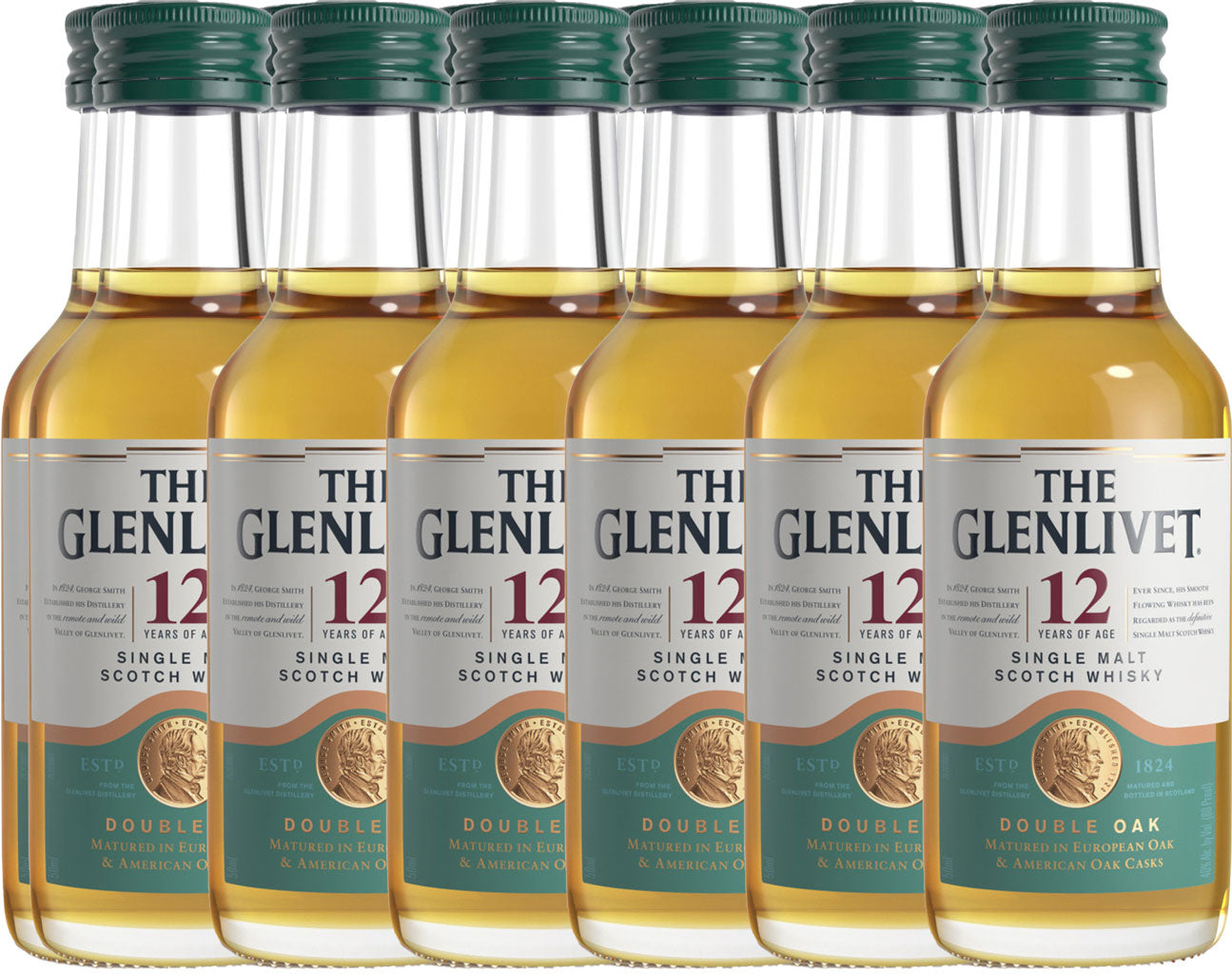 Glenlivet 12 Year Old Single Malt Whisky 50ml 12pk – Mission Liquor