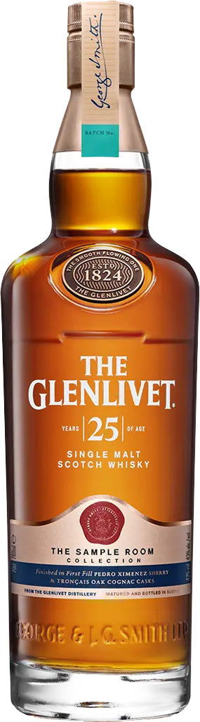 Glenlivet 25 Year Old Single Malt Whisky 750ml-0