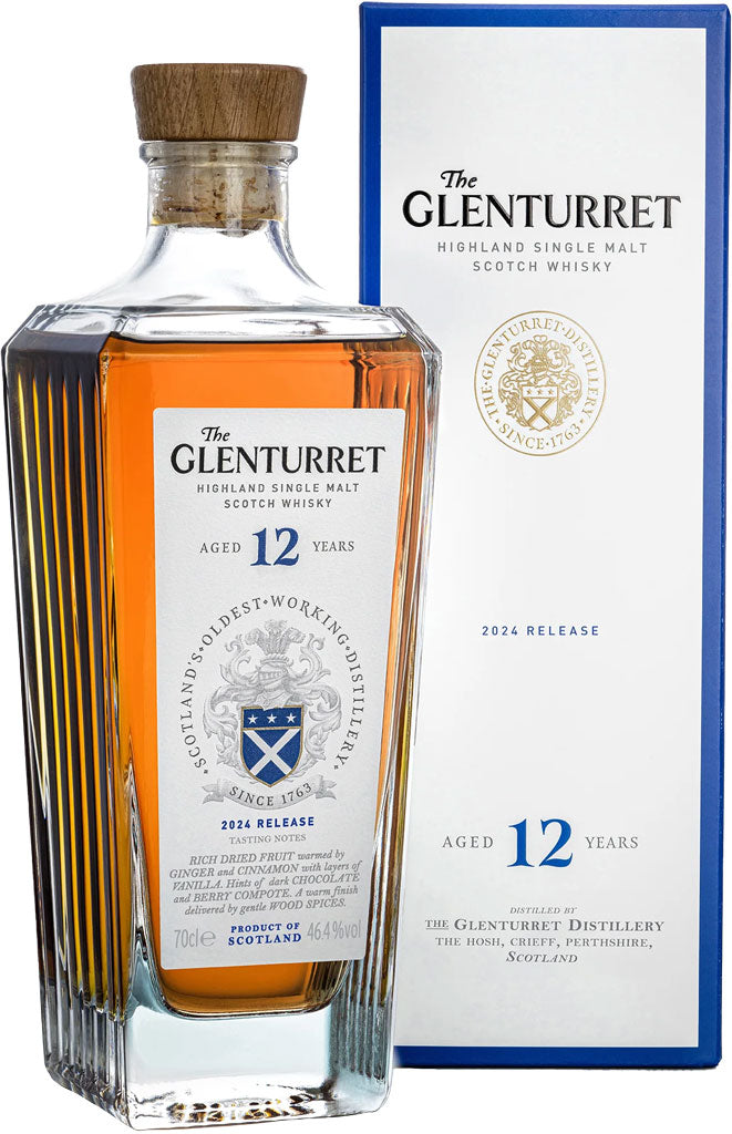Glenturret 12 Year Old 2024 Release Single Malt Scotch Whiskey 700ml-0