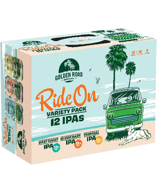Golden Road Ride On Variety IPAs 12pk Cans