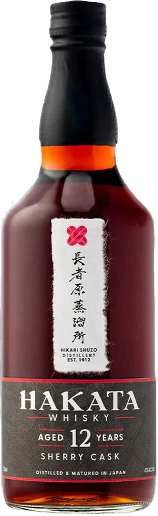 Hakata 12 Year Old Sherry Cask Japanese Whisky 700ml