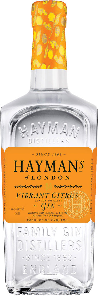Hayman's Vibrant Citrus Gin 750ml