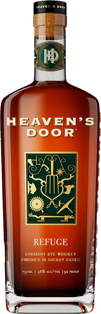Heaven's Door Refuge Straight Rye Whiskey Sherry Cask 750ml