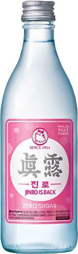 Jinro is Back Zero Sugar Soju 375ml-0