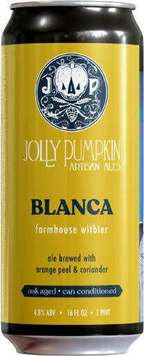 Jolly Pumpkin Ales Blanca Witbier 16oz Can